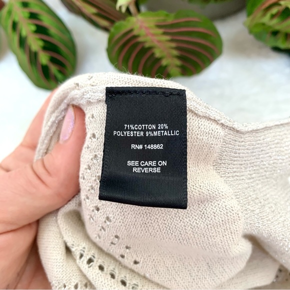 TORRID Tan Dolman Shimmer Pullover - Picture 9 of 11